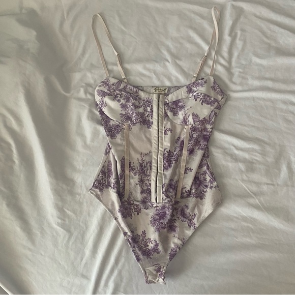 NWOT free people night rhythm bodysuit - Picture 4 of 8